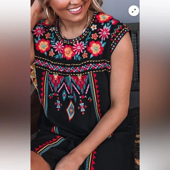 NWT Savannah Jane Embroidered Dress Size 1X - Picture 8 of 10